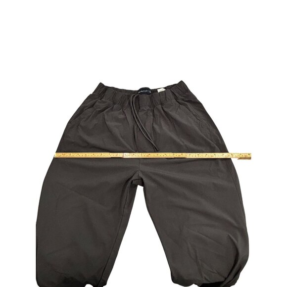 Abercrombie & Fitch Black Relaxed Fit Joggers M Elastic Waist Lightweight - Picture 10 of 10